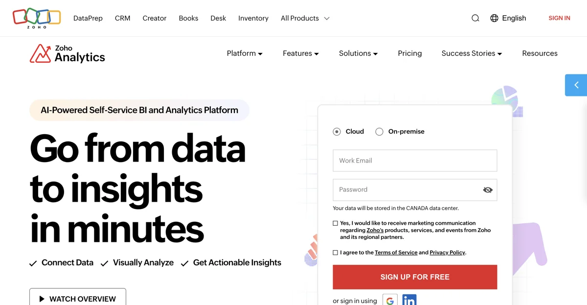 Zoho Analytics: Biến Dữ Liệu Thành Insights Có Giá Trị Với AI