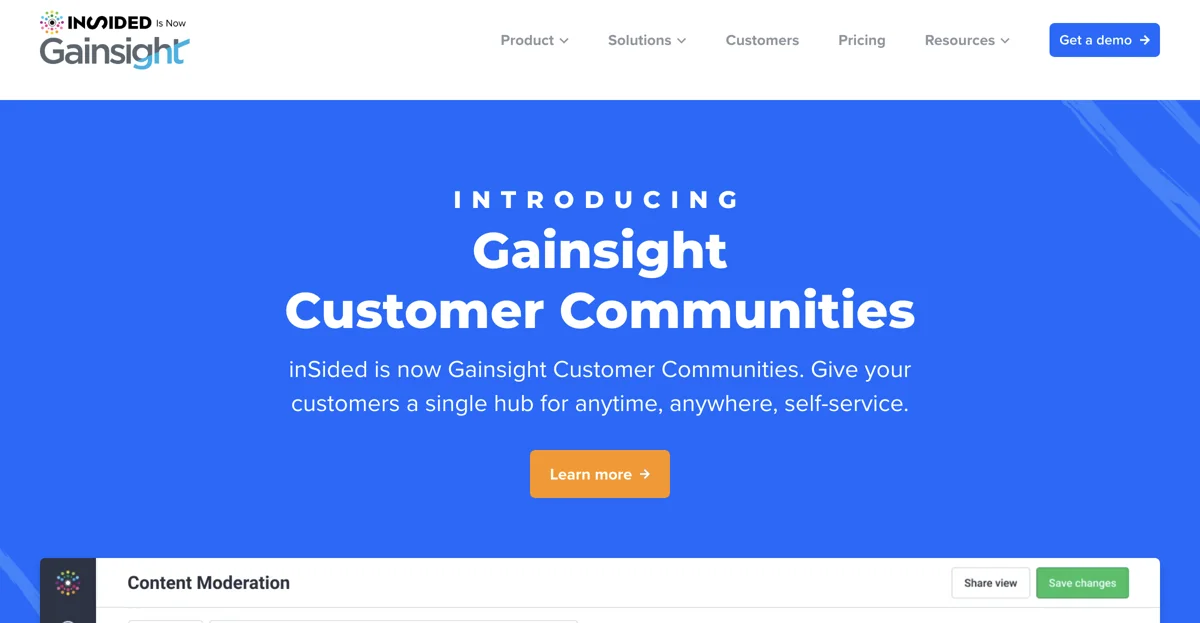 Gainsight Customer Communities: Transforming Customer Engagement