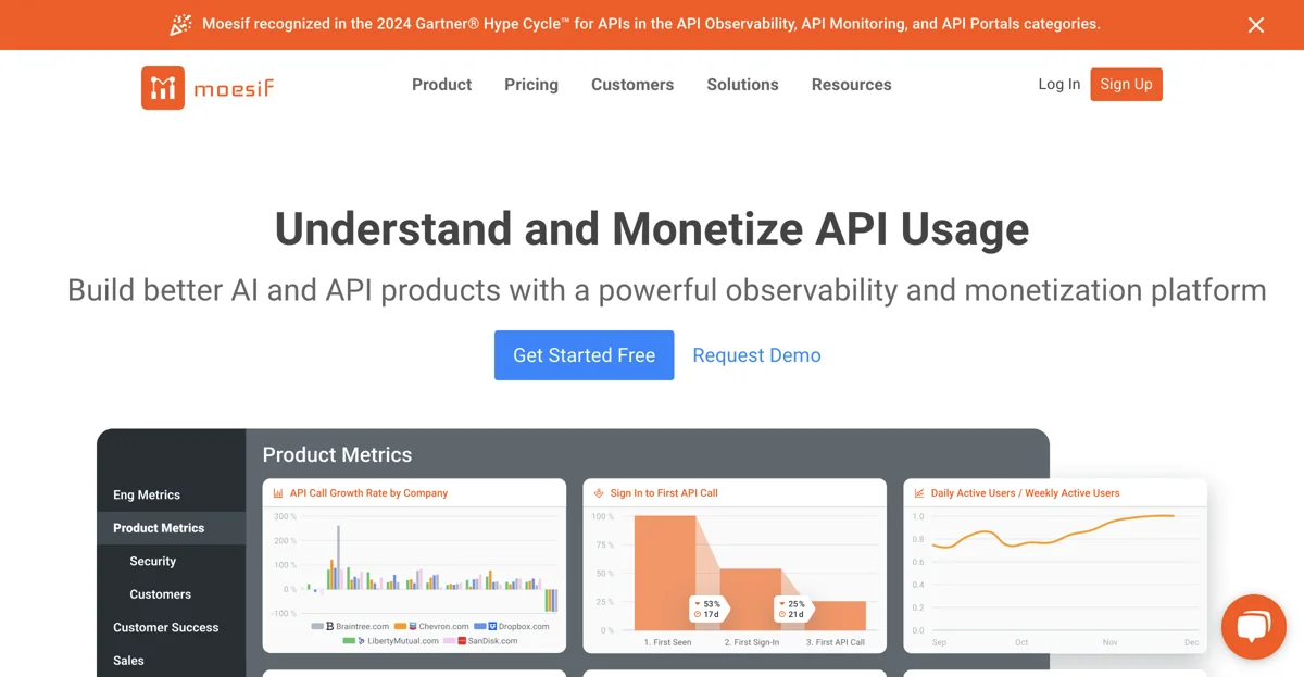 Maximize Your API Potential with Moesif's Observability Tools