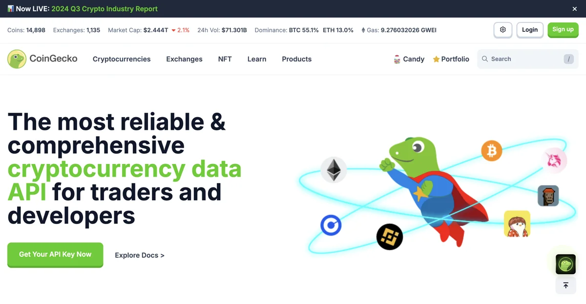 Unlock Crypto Insights with CoinGecko's Comprehensive API