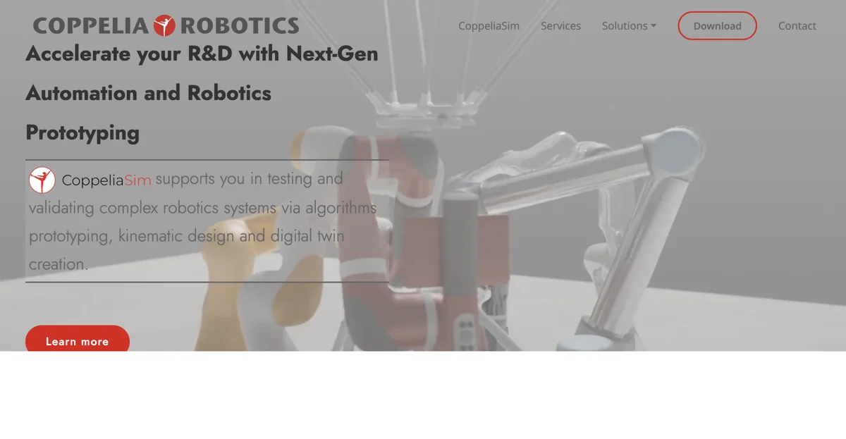 Explore CoppeliaSim: The Premier Robot Simulator for R&D