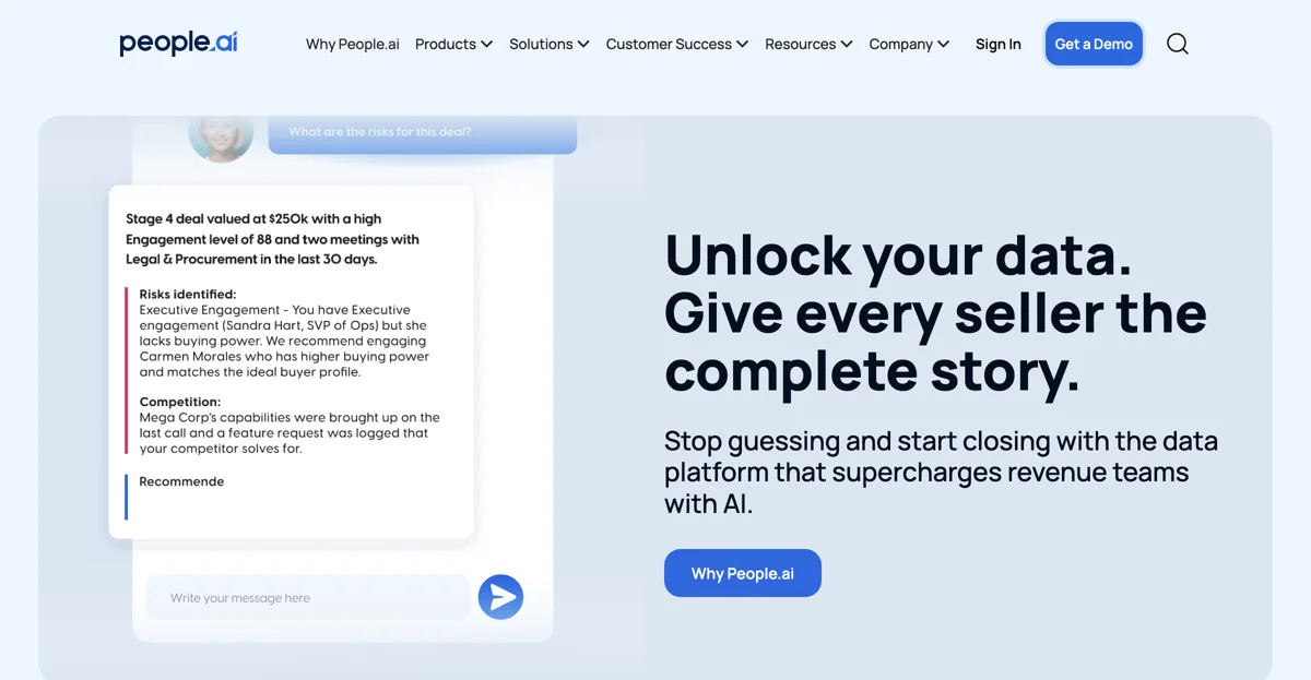 Unlock Your GTM's Complete Story with People.ai's SalesAI