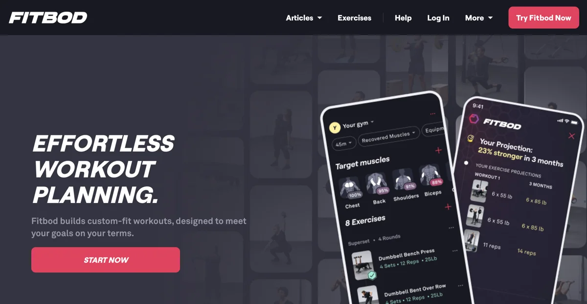 Fitbod: Your Personalized Fitness Coach for Effective Workouts