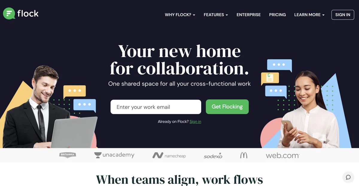 Flock: The Ultimate Team Messenger & Collaboration Tool