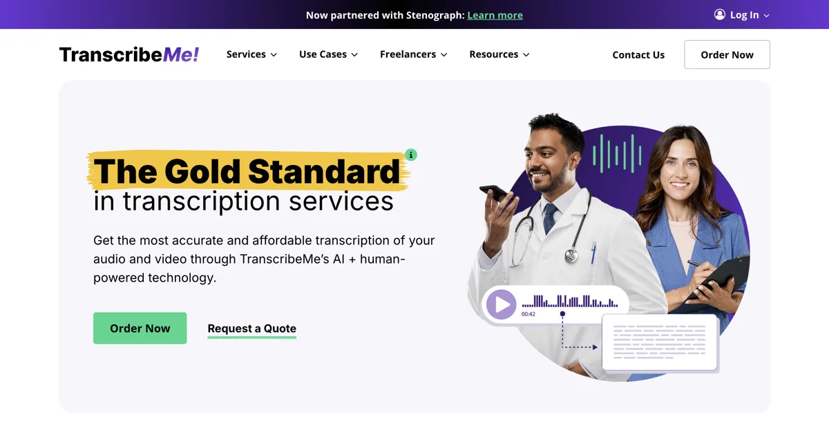 TranscribeMe: Fast & Accurate Human Transcription Services