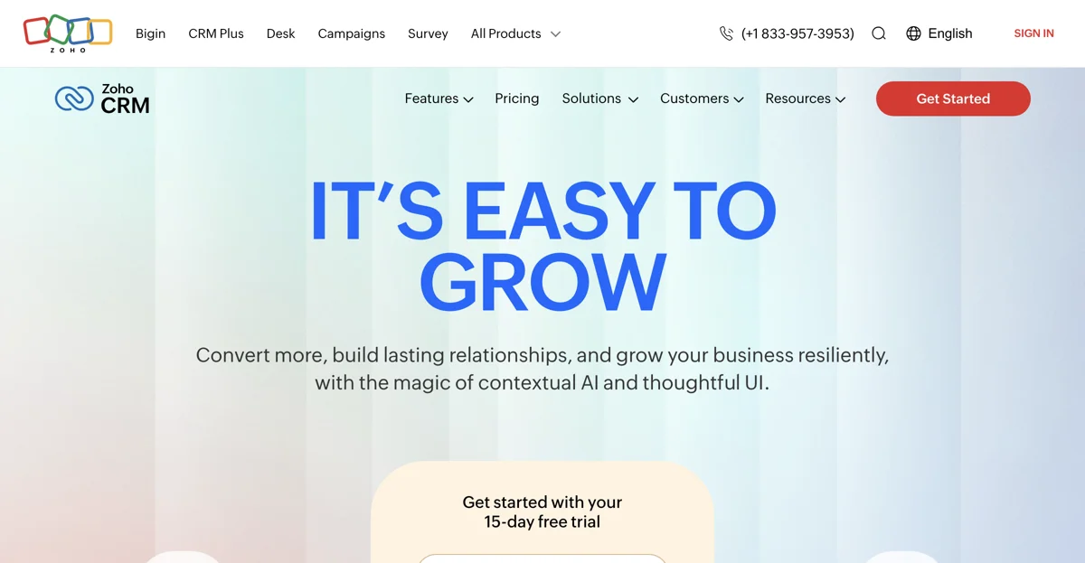 Zoho CRM: Top-rated Sales CRM Software for Business Growth