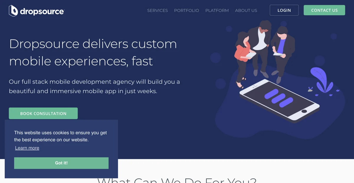 Dropsource: Fast & Custom Mobile App Development Solutions