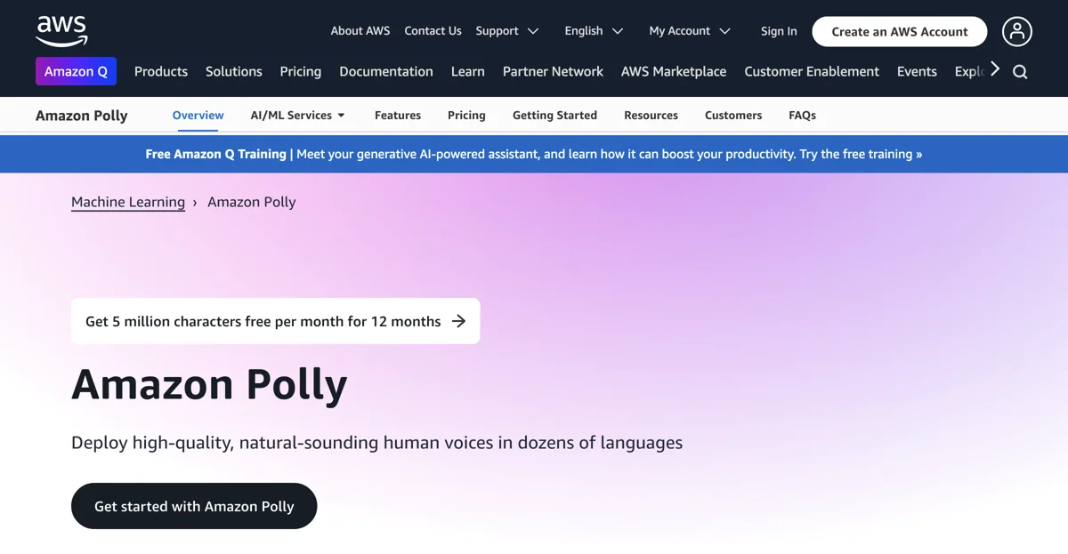 Amazon Polly: The Ultimate Text-to-Speech AI Tool