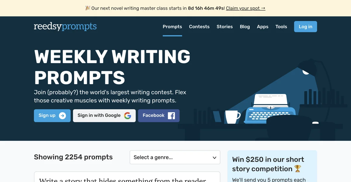 Explore 1800+ Creative Writing Prompts to Inspire You