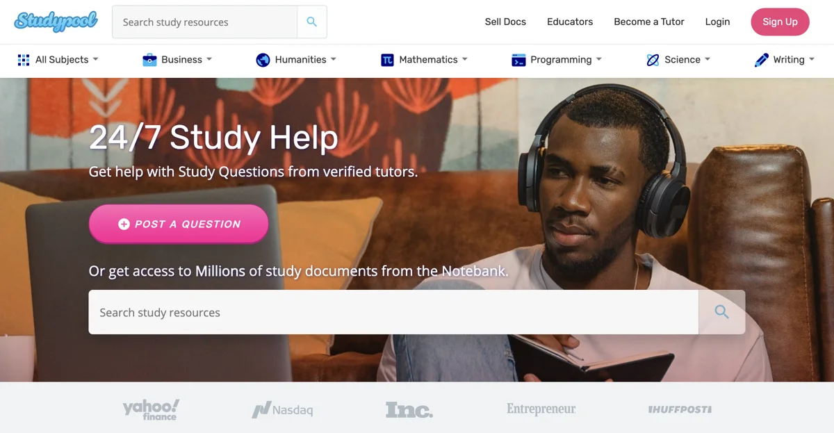 Studypool: Your Go-To Homework Help Platform