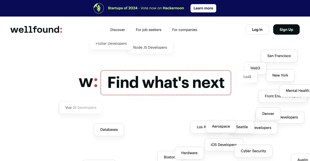 Discover Startup Opportunities with Wellfound in 2024