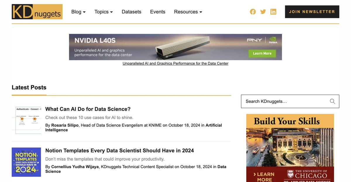 Explore KDnuggets: Your Ultimate Resource for Data Science and AI