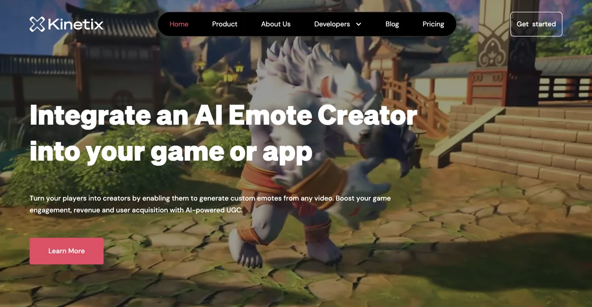 Kinetix AI Emote Creator: Boost Engagement & Revenue