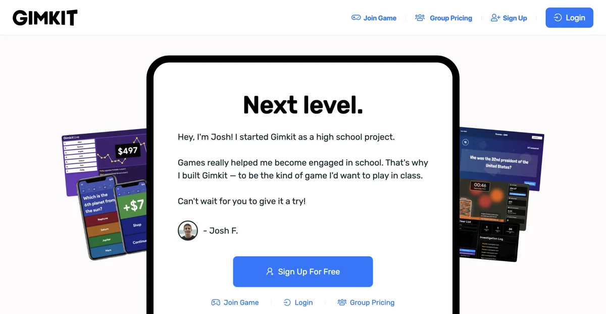 Gimkit - Engage Students with Interactive Learning Games