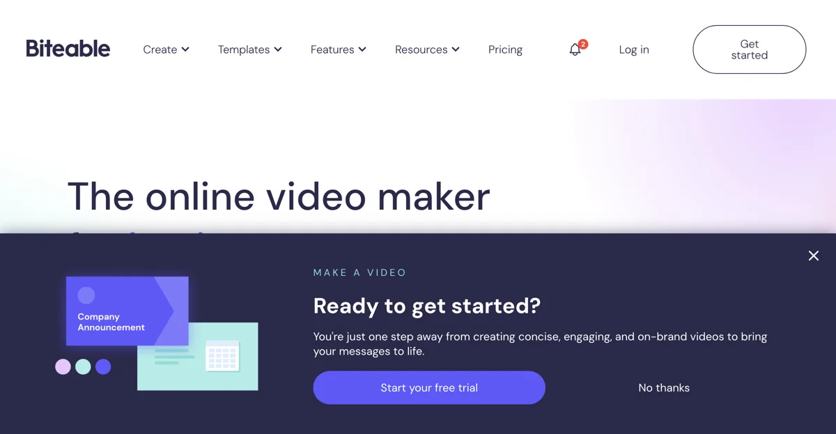 Create Engaging Videos Easily with Biteable