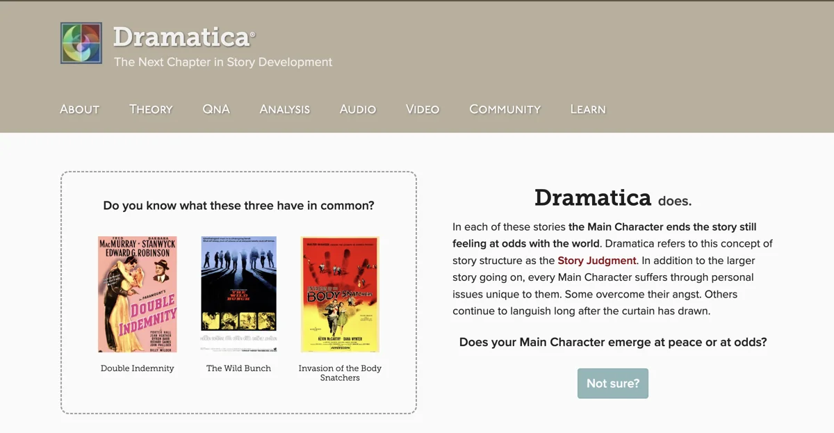 Dramatica: Revolutionizing Story Development for Writers