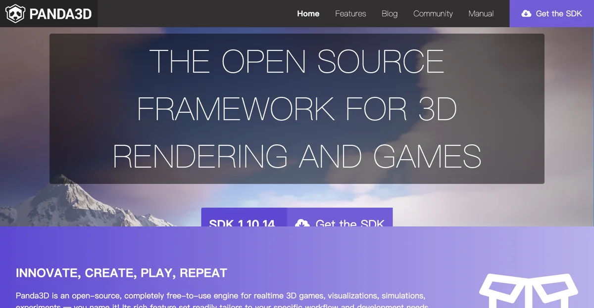 Panda3D: Open Source Framework for 3D Rendering & Games