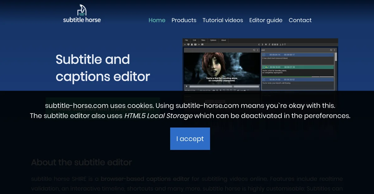 Create Subtitles Easily with Subtitle Horse - Online Editor