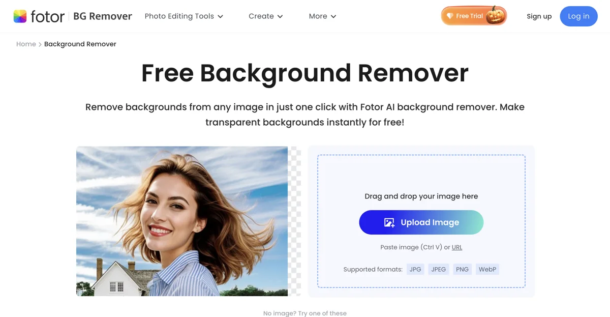 Remove Backgrounds Instantly with Fotor's AI Tool