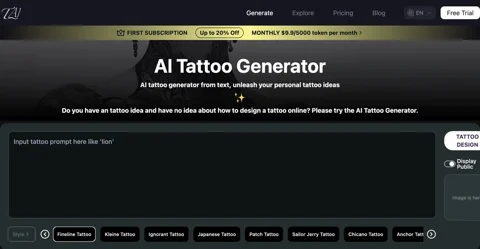 AI Tattoo Generator