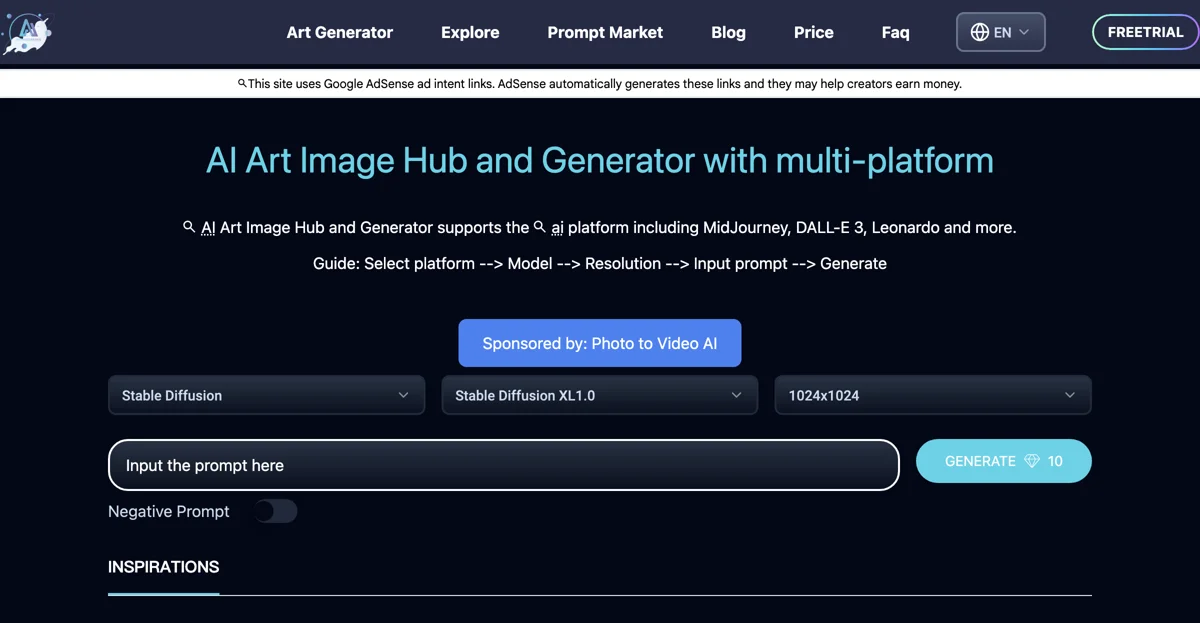 ArtiverseHub - Explore the Best AI Art Generator Online