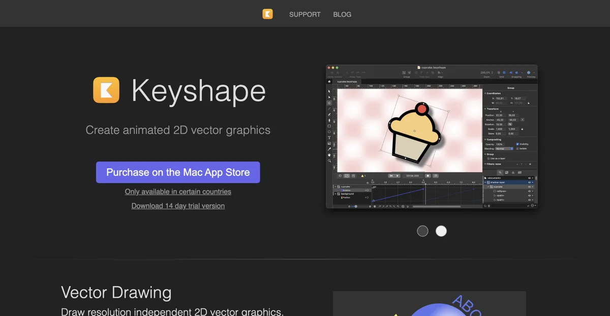 Keyshape: Create Animated 2D Vector Graphics with Ease