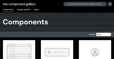 The Component Gallery