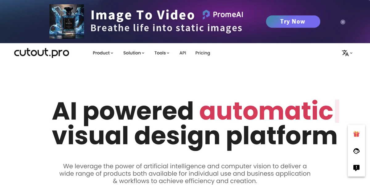 Cutout.Pro: AI Photo Editing & Visual Content Generation Platform