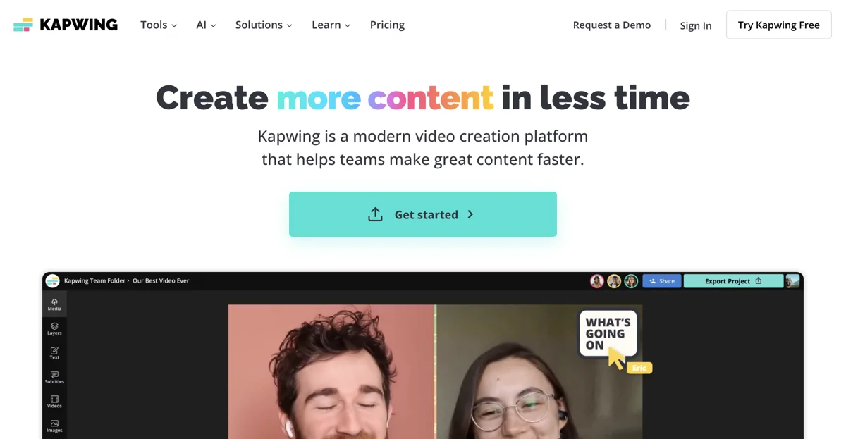 Kapwing: Create More Content in Less Time