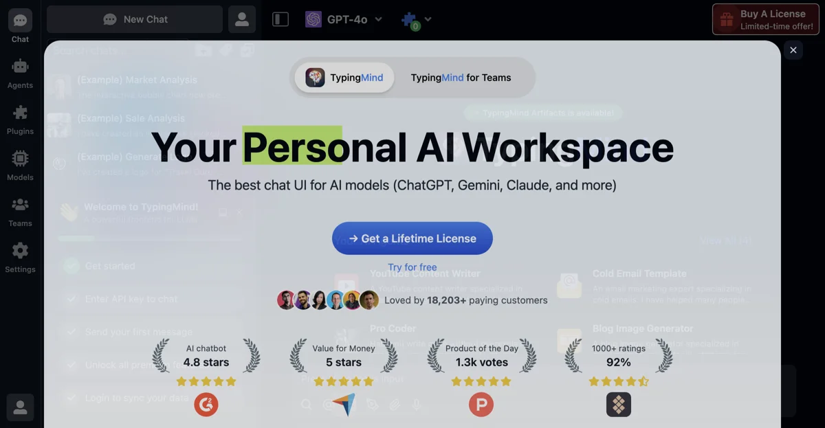 TypingMind: The Best Chat UI for AI Models