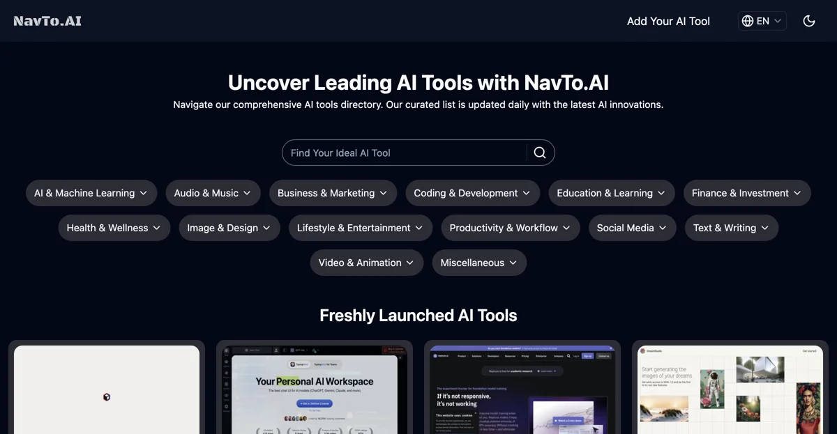 NavTo.AI: Your Ultimate AI Tools Directory for 2024