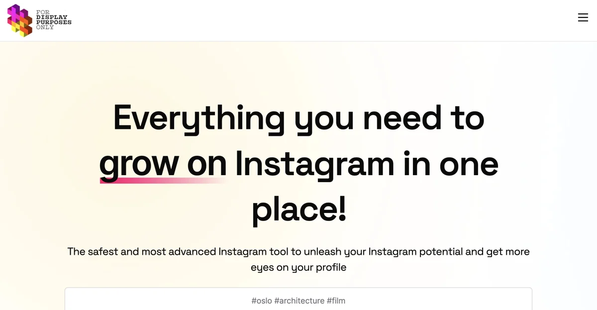 Unlock Your Instagram Potential with Display Purposes