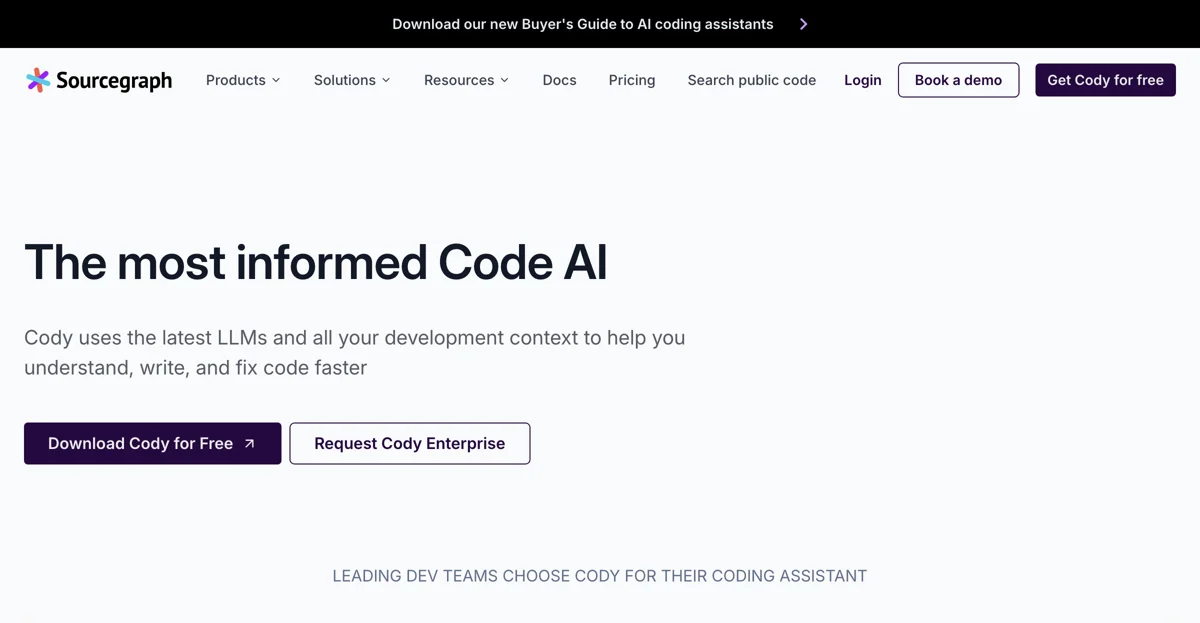 Cody: The Ultimate AI Coding Assistant for Developers