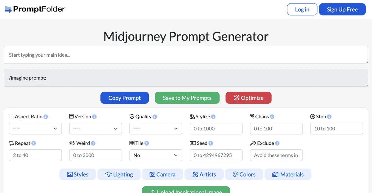 Midjourney Prompt Generator: Build the Perfect Prompt!