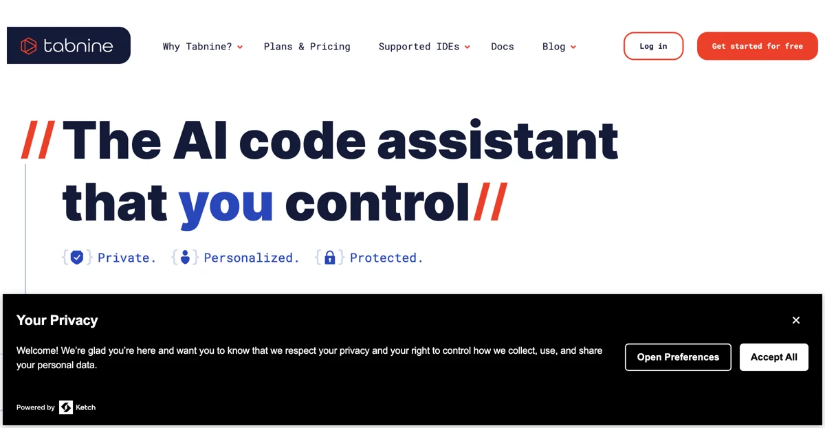 Boost Your Coding Efficiency with Tabnine AI Code Assistant