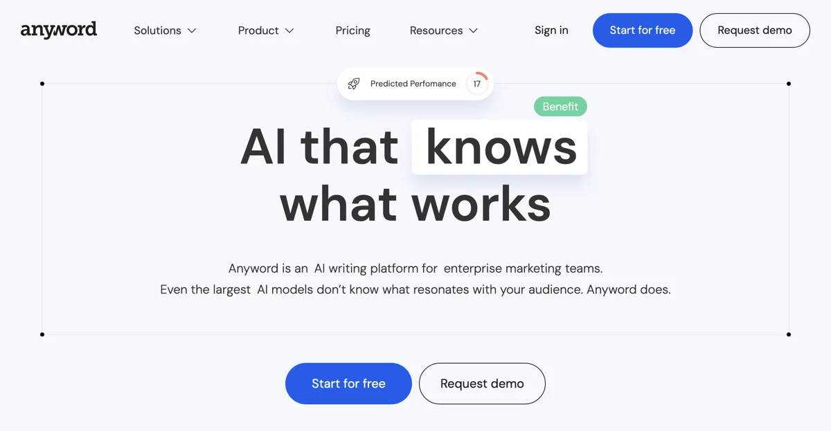 Anyword: The AI Writing Platform That Knows What Works