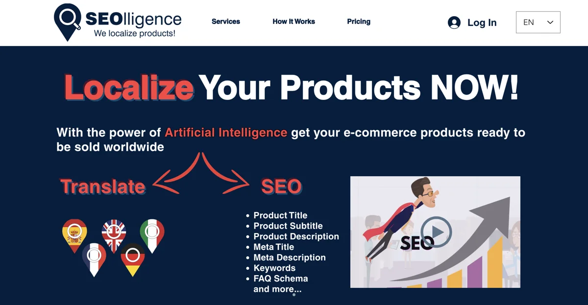 SEOlligence: AI SEO & Translation Solutions for E-commerce