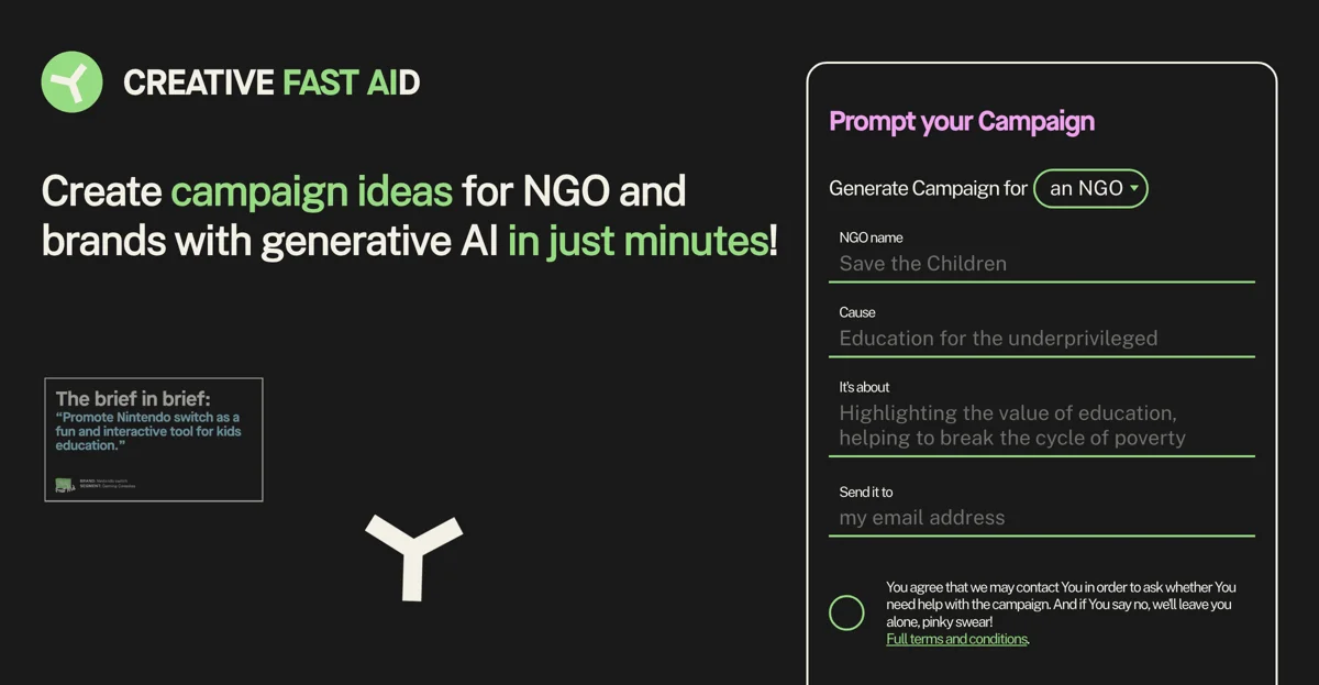 Generate Campaign Ideas Quickly with TRIAD Creative Fast AID