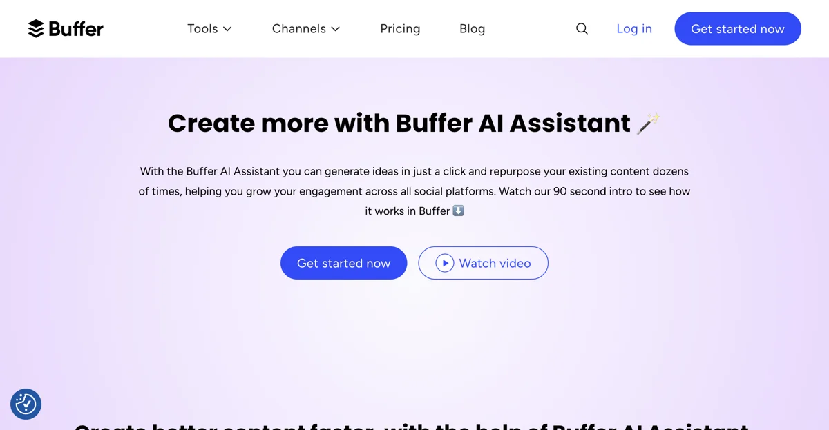 Buffer AI Assistant: Tạo nội dung mạng xã hội siêu tốc