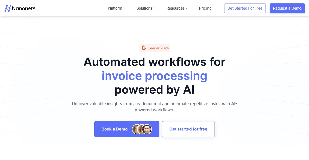 Transform Your Business with Nanonets: AI Document Processing