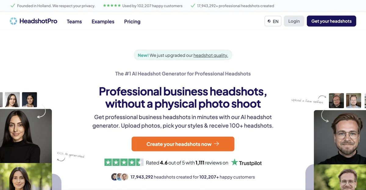 HeadshotPro: The Ultimate AI Headshot Generator