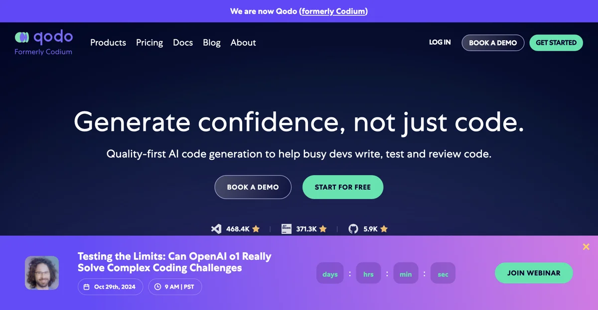 Quality-first AI Coding Platform | Qodo (formerly Codium)