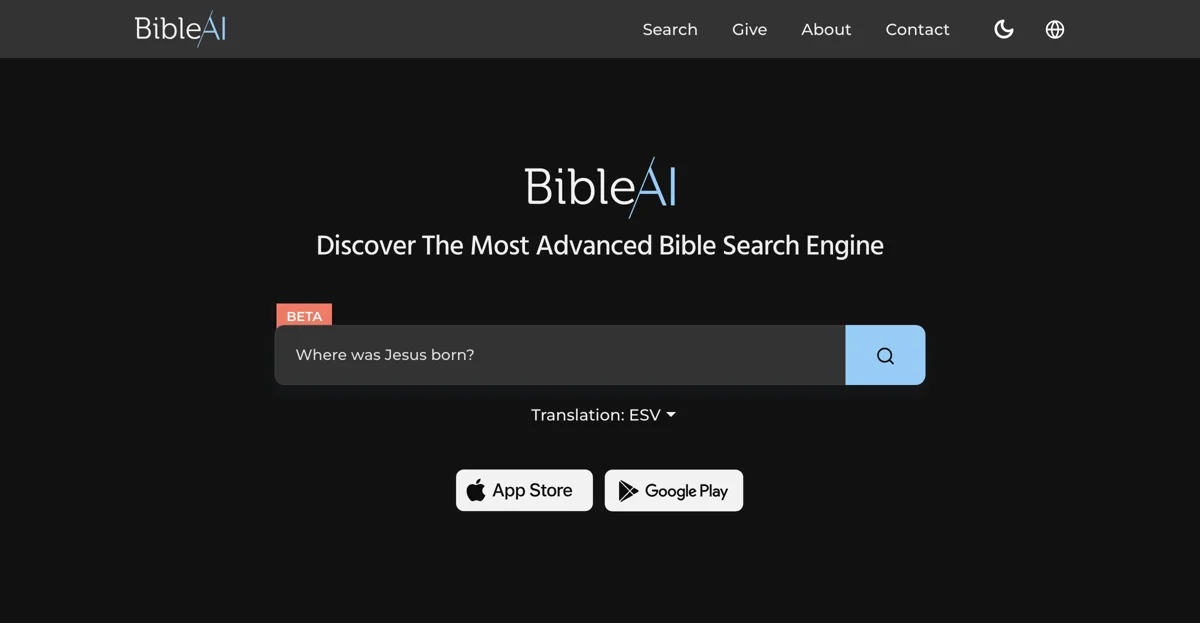 Bible AI: The Ultimate AI-Powered Bible Search Engine