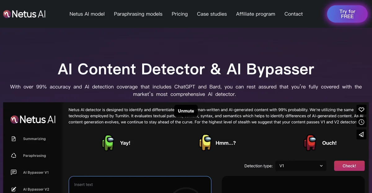 Netus AI Bypasser: The Ultimate Undetectable AI Paraphraser