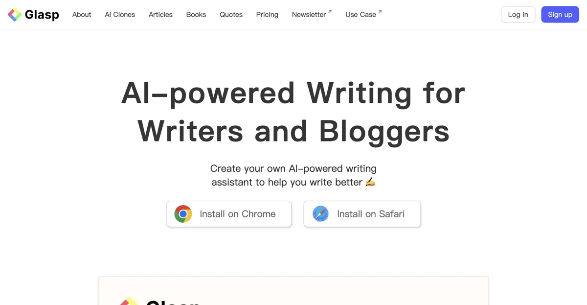 Boost Your Writing with Glasp: The AI Assistant for Bloggers