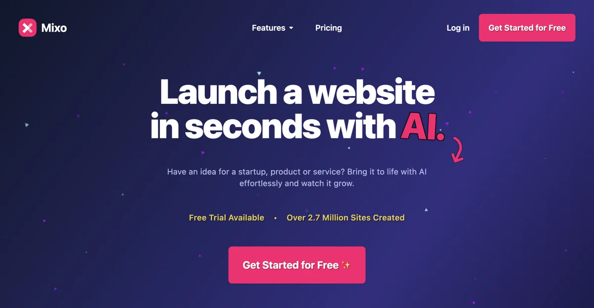 Launch Your Business in Seconds with Mixo - AI Website Builder