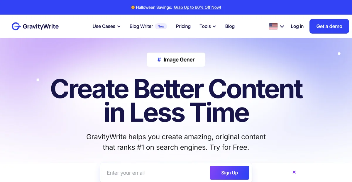 GravityWrite: Top AI Writer, Content Generator & Assistant