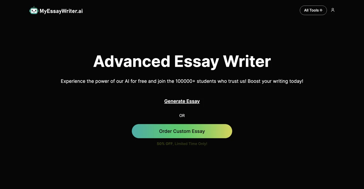 MyEssayWriter.ai: The Ultimate AI Essay Writing Tool