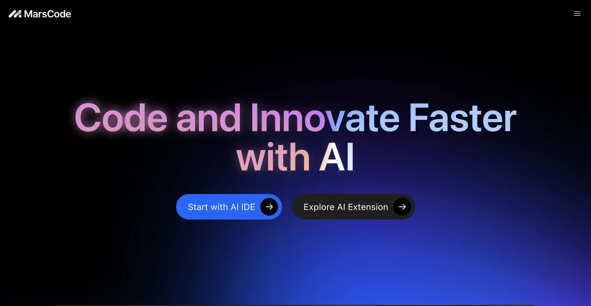 MarsCode - Revolutionize Your Coding with AI IDE