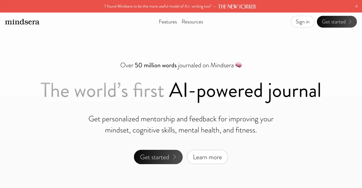 Mindsera: The World’s First AI-Powered Journal